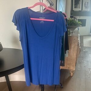 Torrid Royal Blue Short Sleeve Top